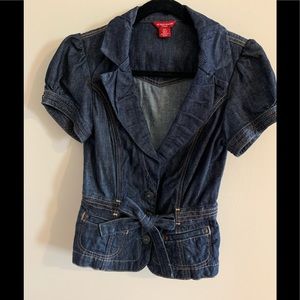 Guess jeans blazer top